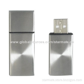 Metal USB Flash Drives, Custom Logo Supported, Simple Sleek Design